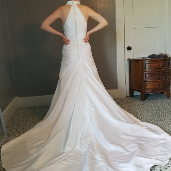 David's Bridal Wedding Dress Sz2P - Picture 3 of 3